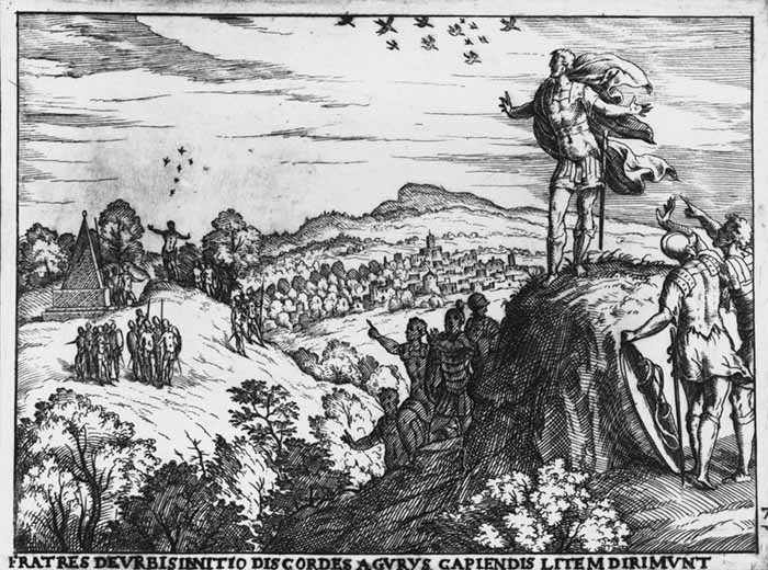 Roma’nın Kuruluş Efsanesi: Romus ve Romulus 2 Romus ve Romulus'un Aventine ve Palantine tepeleri üzerinde tasfiri
