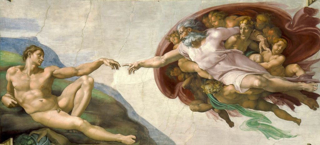Rönesans Döneminin En Meşhur Resimleri 2 3 Michelangelo Creation of Adam cropped