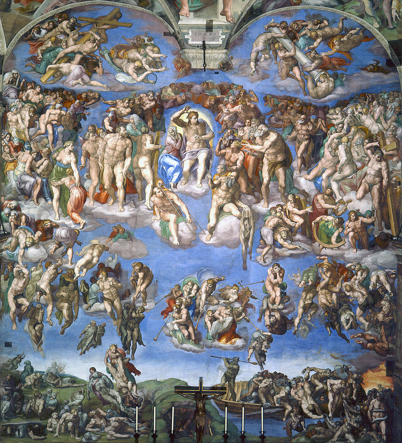 Rönesans Döneminin En Meşhur Resimleri 9 Michelangelo Buonarroti KIYAMET GUNU
