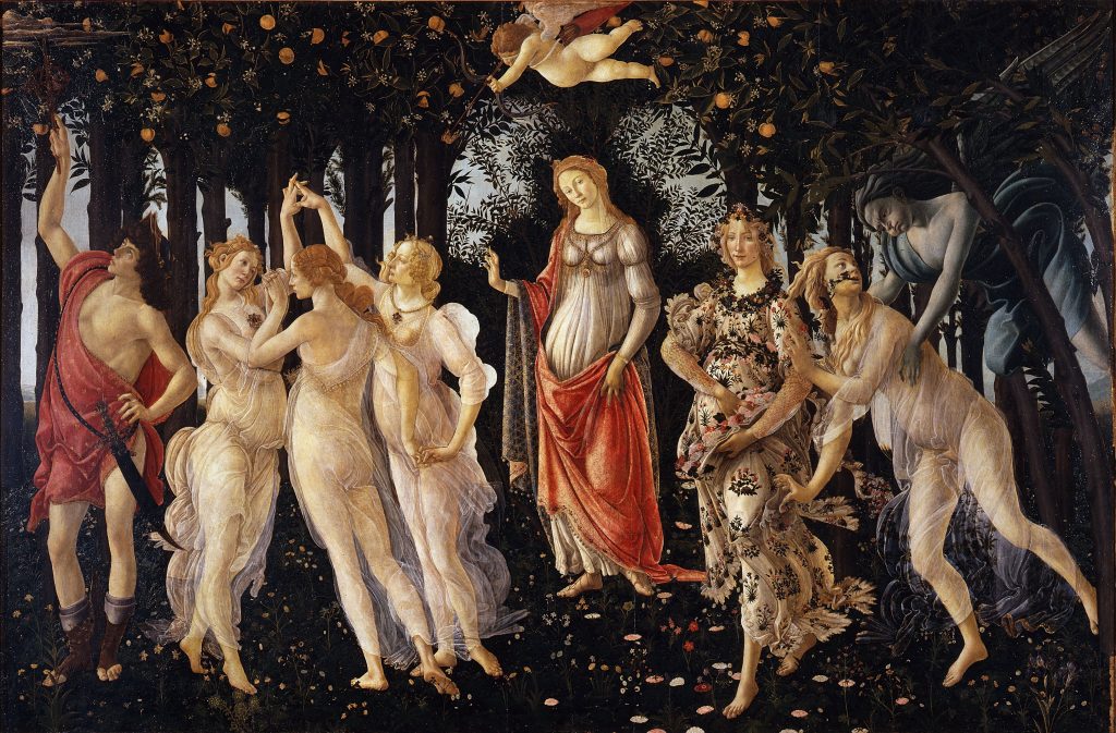 Rönesans Döneminin En Meşhur Resimleri 4 Primavera Sandro Botticelli