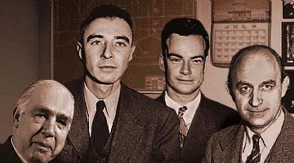 Manhattan Projesi Nedir? 2 Niels Bohr Robert Oppenheimer Richard Feynman ve Enrico Fermi