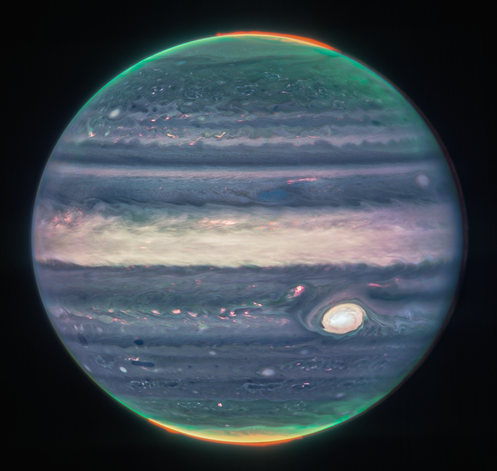 James Webb, Jüpiter 'in Yeni Görüntülerini Yayınladı 2 JWST 2022 07 27 Jupiter